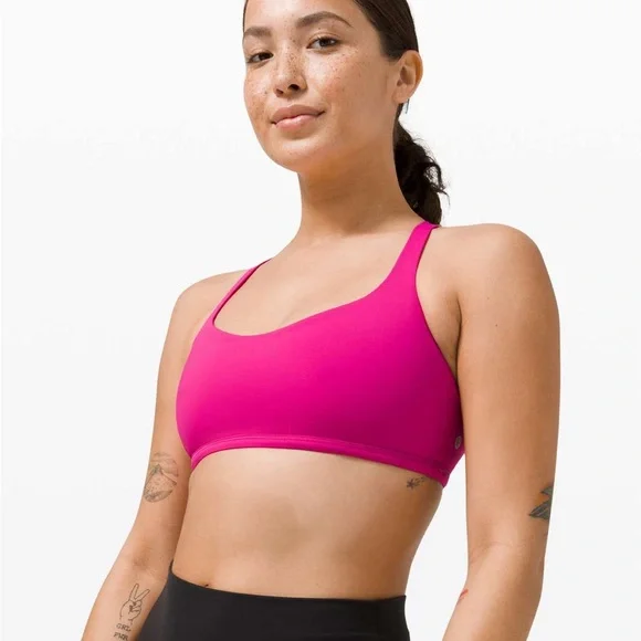 Lululemon Free to Be Bra Wild Ripened Raspberry - Picture 2 of 4